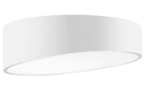 B&iacute;l&eacute; kovov&eacute; stropn&iacute; LED světlo Nova Luce Maggio 50 cm