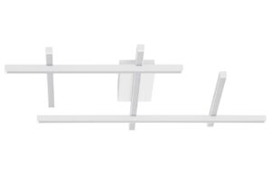 B&iacute;l&eacute; kovov&eacute; stropn&iacute; LED světlo Nova Luce Pace 80 cm