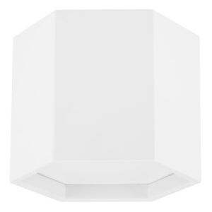 B&iacute;l&eacute; kovov&eacute; stropn&iacute; LED světlo Nova Luce Samba 25 cm