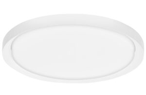 B&iacute;l&eacute; kovov&eacute; stropn&iacute; LED světlo Nova Luce Troy 56 cm