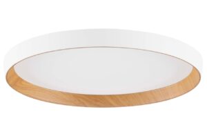 B&iacute;l&eacute; kovov&eacute; stropn&iacute; LED světlo Nova Luce Vomos 40 cm