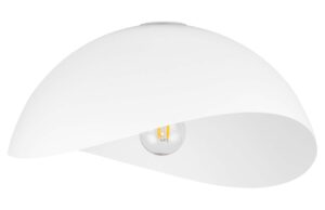 B&iacute;l&eacute; kovov&eacute; stropn&iacute; světlo Nova Luce Opsi 40 cm