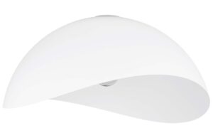 B&iacute;l&eacute; kovov&eacute; stropn&iacute; světlo Nova Luce Opsi 50 cm