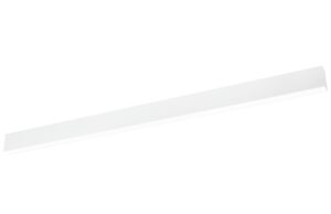 B&iacute;l&eacute; kovov&eacute; z&aacute;věsn&eacute; LED světlo Nova Luce Linear 120 cm