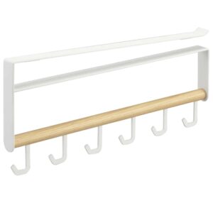 B&iacute;l&eacute; kovov&eacute; z&aacute;věsn&eacute; h&aacute;čky Yamazaki Tosca 30 cm