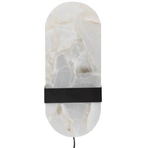 B&iacute;l&eacute; n&aacute;stěnn&eacute; světlo Bloomingville Taco