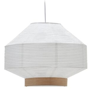 B&iacute;l&eacute; pap&iacute;rov&eacute; st&iacute;nidlo Kave Home Hila 55 cm