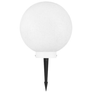 B&iacute;l&eacute; venkovn&iacute; světlo Nova Luce Moon 25 cm