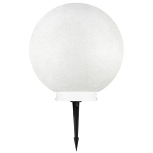 B&iacute;l&eacute; venkovn&iacute; světlo Nova Luce Moon 30 cm