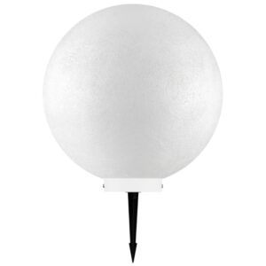 B&iacute;l&eacute; venkovn&iacute; světlo Nova Luce Moon 40 cm