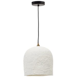 B&iacute;l&eacute; z&aacute;věsn&eacute; světlo Kave Home Calvia 25 cm