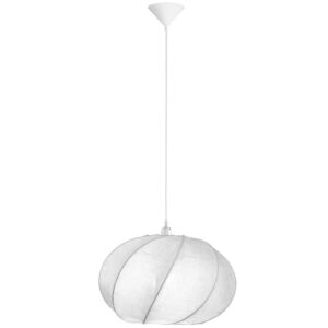 B&iacute;l&eacute; z&aacute;věsn&eacute; světlo Nova Luce Bora 45 cm