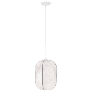 B&iacute;l&eacute; z&aacute;věsn&eacute; světlo Nova Luce Pierida 30 cm