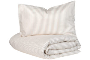 B&iacute;lo-b&eacute;žov&aacute; mu&scaron;el&iacute;nov&aacute; sada povlečen&iacute; Quax Natural 120 x 190 cm