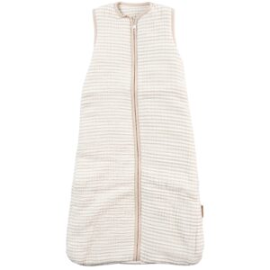 B&iacute;lo-b&eacute;žov&yacute; mu&scaron;el&iacute;nov&yacute; dětsk&yacute; spac&iacute; pytel Quax Natural 90 cm