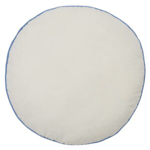 B&iacute;lo-modr&yacute; bavlněn&yacute; pol&scaron;t&aacute;ř Kave Home Saya 40 cm