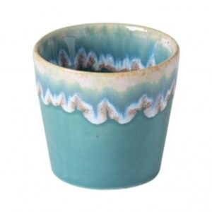 B&iacute;lo tmavě tyrkysov&yacute; hrnek na lungo COSTA NOVA GRESPRESSO 0