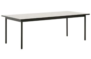 B&iacute;lo-zelen&yacute; zahradn&iacute; stůl Kave Home Maurina 223 x 101 cm