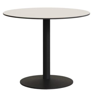 B&iacute;l&yacute; bistro stolek Kave Home Esilda 90 cm