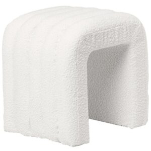 B&iacute;l&yacute; boucl&eacute; taburet Somcasa Edy 42 x 42 cm