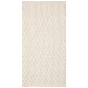 B&iacute;l&yacute; koberec Kave Home Mascarell 70 x 140 cm