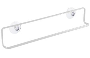 B&iacute;l&yacute; kovov&yacute; drž&aacute;k na ručn&iacute;ky Yamazaki Tower 35