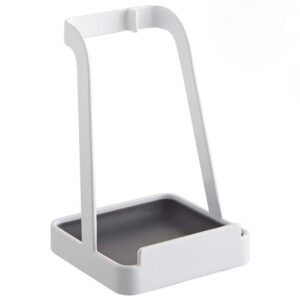 B&iacute;l&yacute; kovov&yacute; kuchyňsk&yacute; stojan Yamazaki Tower 15 cm