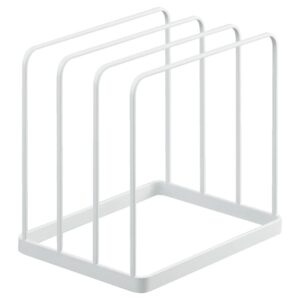 B&iacute;l&yacute; kovov&yacute; kuchyňsk&yacute; stojan Yamazaki Tower 16 x 19