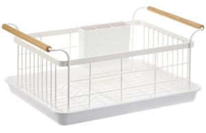 B&iacute;l&yacute; kovov&yacute; odkap&aacute;vač Yamazaki Tosca 47 x 33