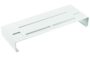 B&iacute;l&yacute; kovov&yacute; podstavec pod monitor Yamazaki Frame 59 cm