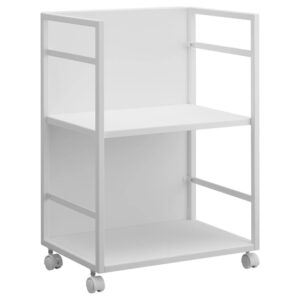 B&iacute;l&yacute; kovov&yacute; poj&iacute;zdn&yacute; organiz&eacute;r Yamazaki Tower 60 x 42 cm