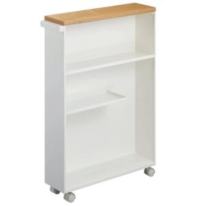 B&iacute;l&yacute; kovov&yacute; poj&iacute;zdn&yacute; reg&aacute;l Yamazaki Tower 68 x 47