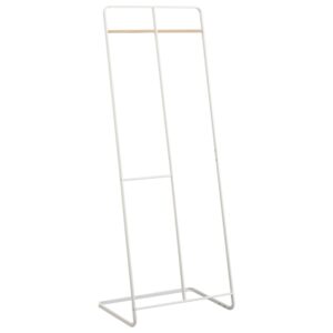 B&iacute;l&yacute; kovov&yacute; stojac&iacute; vě&scaron;&aacute;k Yamazaki Tower 163 cm