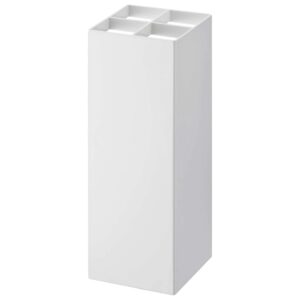 B&iacute;l&yacute; kovov&yacute; stojan na de&scaron;tn&iacute;ky Yamazaki Smart 30 cm