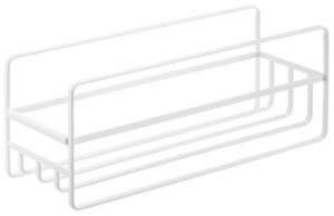 B&iacute;l&yacute; kovov&yacute; stojan na hrnky Yamazaki Tower 33 cm