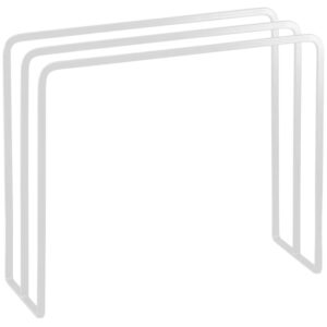 B&iacute;l&yacute; kovov&yacute; stojan na utěrky Yamazaki Tower