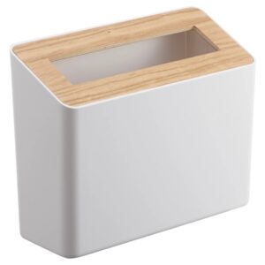 B&iacute;l&yacute; kovov&yacute; stoln&iacute; odpadkov&yacute; ko&scaron; Yamazaki Rin 15