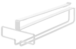 B&iacute;l&yacute; kovov&yacute; z&aacute;věsn&yacute; drž&aacute;k na sklenice Yamazaki Tower 26 cm