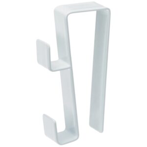 B&iacute;l&yacute; kovov&yacute; z&aacute;věsn&yacute; h&aacute;ček na utěrky Yamazaki Tower