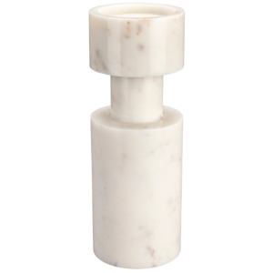 B&iacute;l&yacute; mramorov&yacute; sv&iacute;cen DUTCHBONE PAROS 27 cm