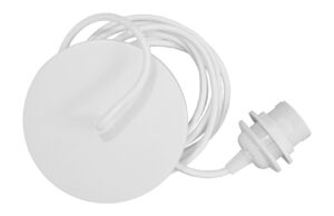 B&iacute;l&yacute; nap&aacute;jec&iacute; kabel ke světlům UMAGE Rosette 210 cm