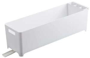 B&iacute;l&yacute; plastov&yacute; odkap&aacute;vač Yamazaki Tower 55