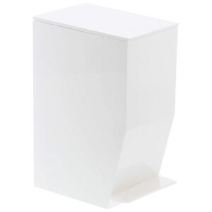 B&iacute;l&yacute; plastov&yacute; ped&aacute;lov&yacute; odpadkov&yacute; ko&scaron; Yamazaki Tower 3