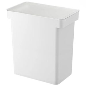 B&iacute;l&yacute; plastov&yacute; z&aacute;sobn&iacute;k krmiva Yamazaki Tower 25 l