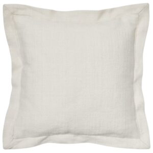 B&iacute;l&yacute; povlak na pol&scaron;t&aacute;ř Kave Home Tenassa 45 x 45 cm