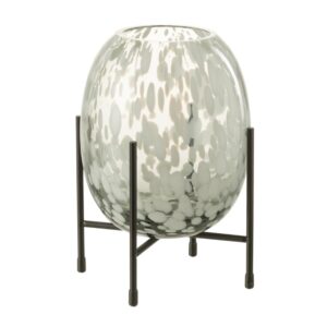 B&iacute;l&yacute; skleněn&yacute; sv&iacute;cen J-line Refy S