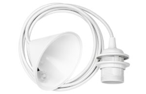 B&iacute;l&yacute; textiln&iacute; nap&aacute;jec&iacute; kabel ke světlům UMAGE Cord 210 cm