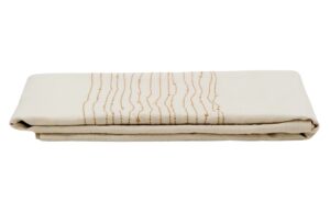 B&iacute;l&yacute; ubrus Kave Home Flia 150 x 250 cm