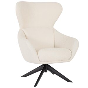 Bizzotto B&iacute;l&eacute; otočn&eacute; křeslo Hailey