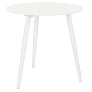 Bizzotto B&iacute;l&yacute; kovov&yacute; zahradn&iacute; odkl&aacute;dac&iacute; stolek Ridley 50 cm